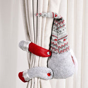 Christmas Gnome Curtain Tiebacks – Festive Holiday Window Decor