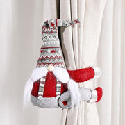 Christmas Gnome Curtain Tiebacks – Festive Holiday Window Decor
