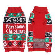 Festive Pet Sweater – Cozy Red Knit for Dogs & Cats